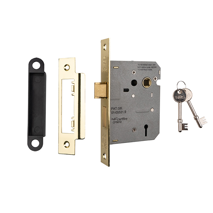 Contract 3 Lever Sashlock 76mm - Image 1