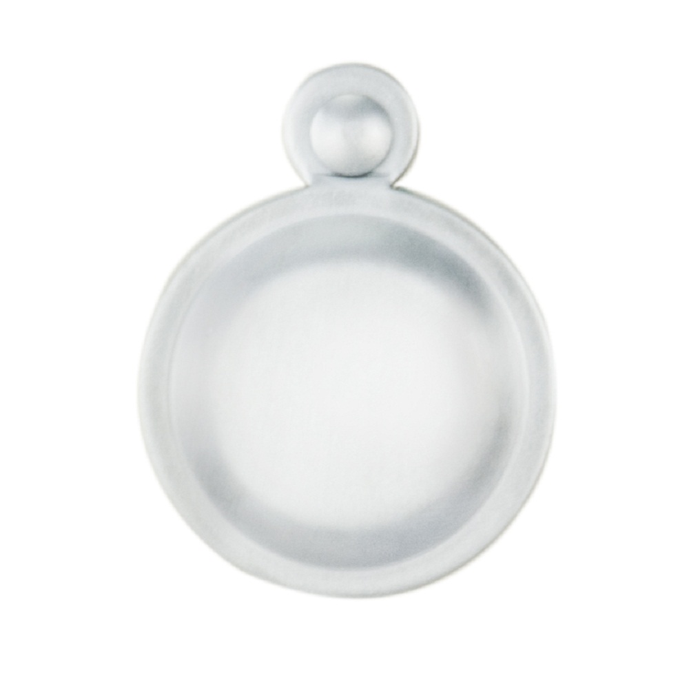 Covered Escutcheon Satin Chrome - Image 1