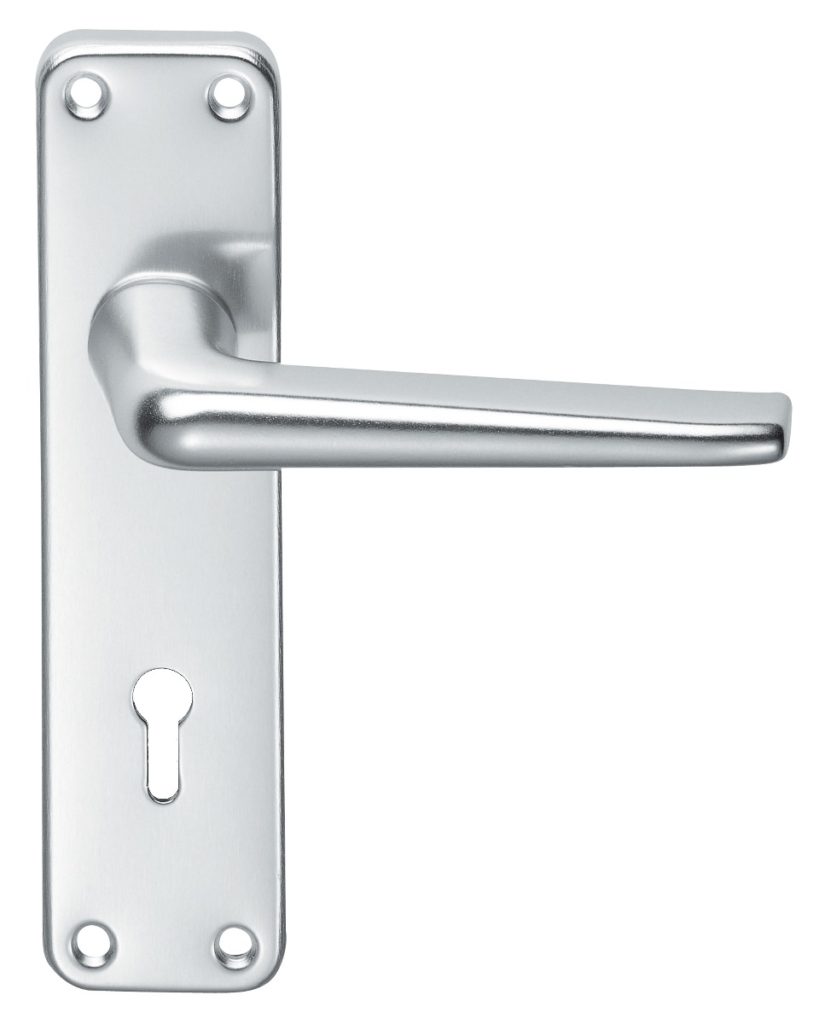 Aluminium Lever on Lock Backplate