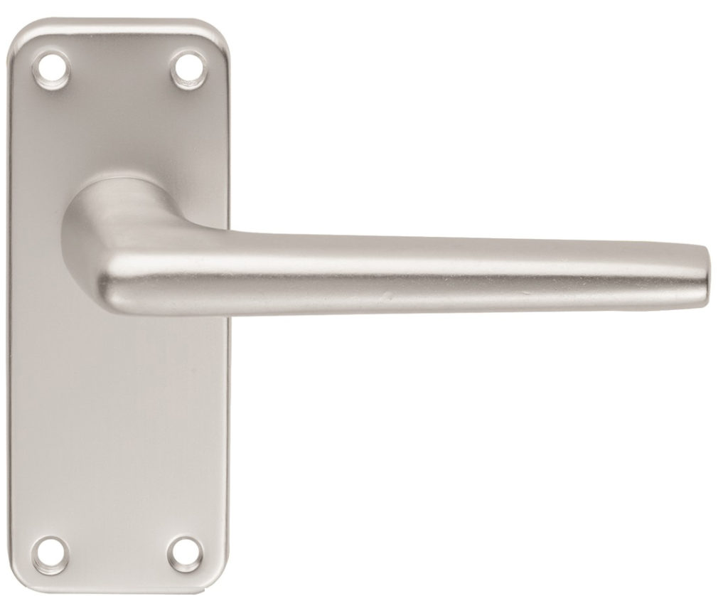 Aluminium Lever on Latch Backplate