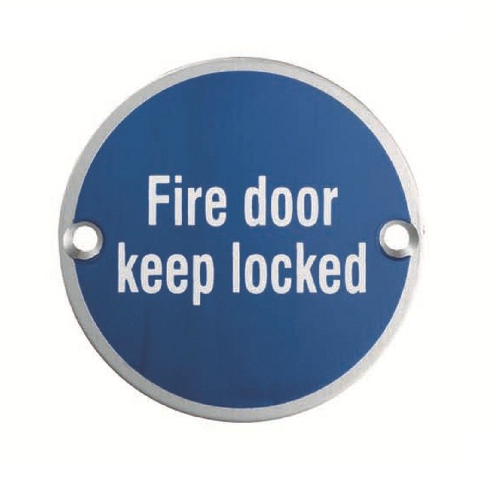 Fire Door Keep Locked Symbol - Image 1