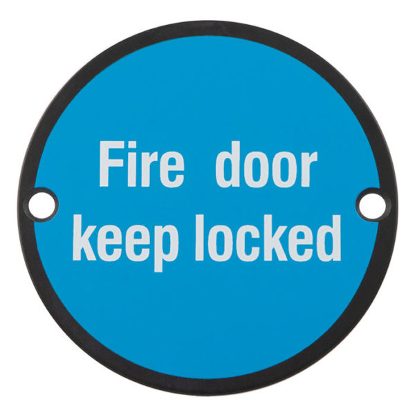 Signage Fire Door - Keep Locked