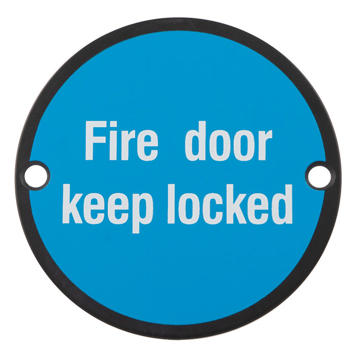 Signage Fire Door - Keep Locked - Image 1