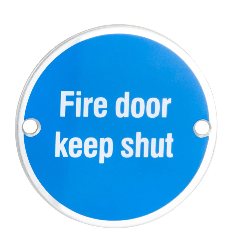 Fire Door Keep Shut Symbol - Image 1