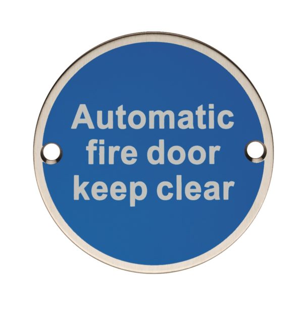 Automatic Fire Door - Keep Clear