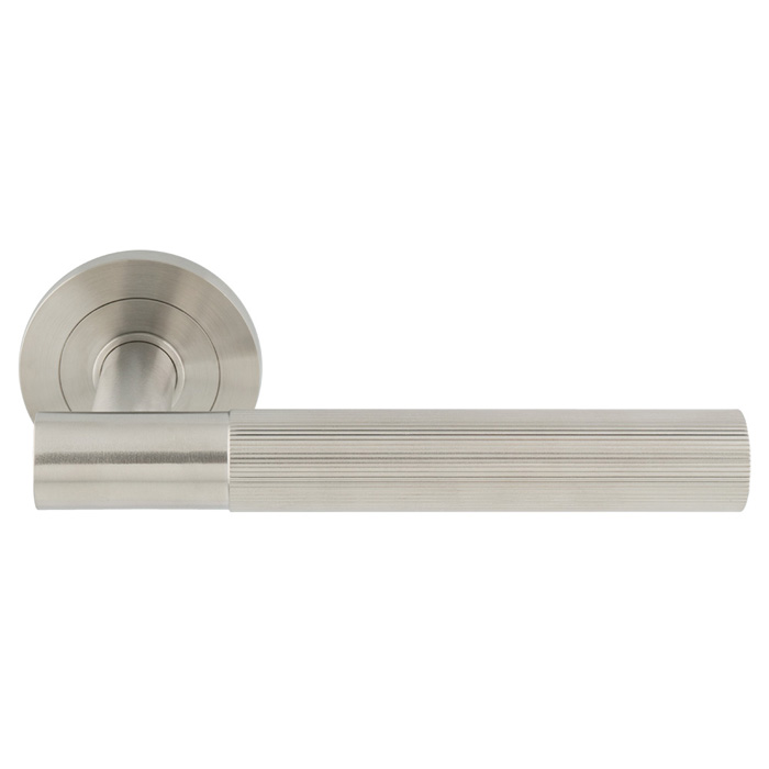 Arrow Lever on Rose-Satin Stainless Steel - Image 1
