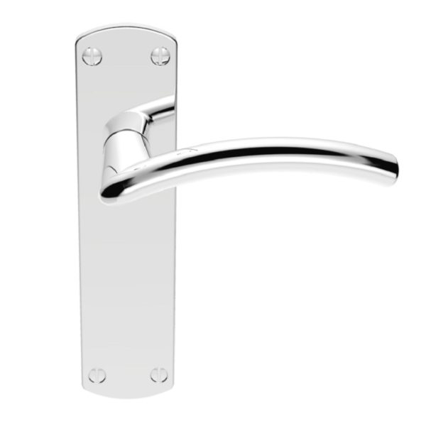 Tres Lever on Latch Backplate