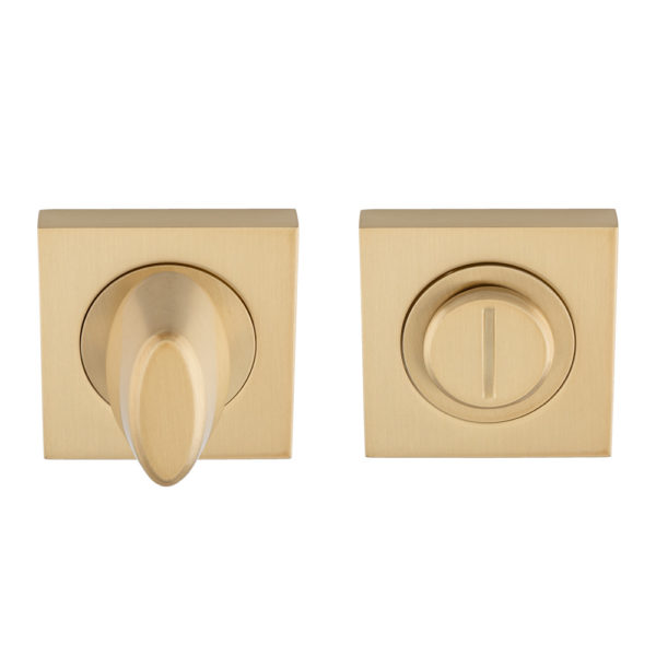 Square Thumbturn and Release-Satin Brass-51mm x 51mm