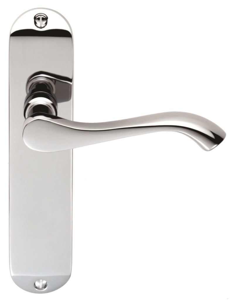 Lever on Latch Backplate