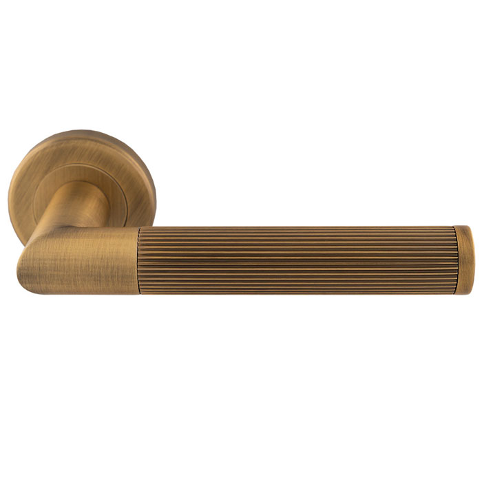 Trend Lines Lever On rose Antique Brass - Image 1