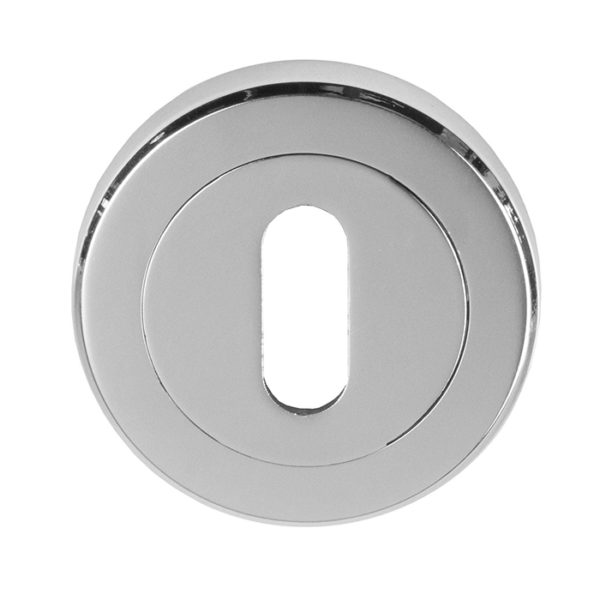 Standard Lock Profile Escutcheon - Polished Chrome