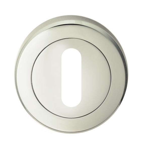 Standard Lock Profile Escutcheon Polished Nickel