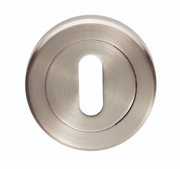 Standard Lock Profile Escutcheon Satin Nickel