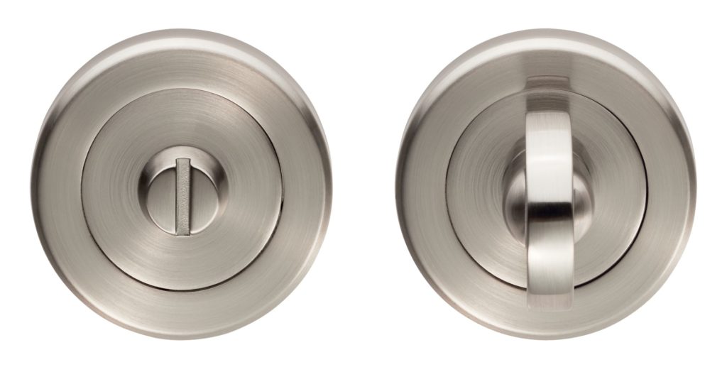 Turn and Release Satin Nickel