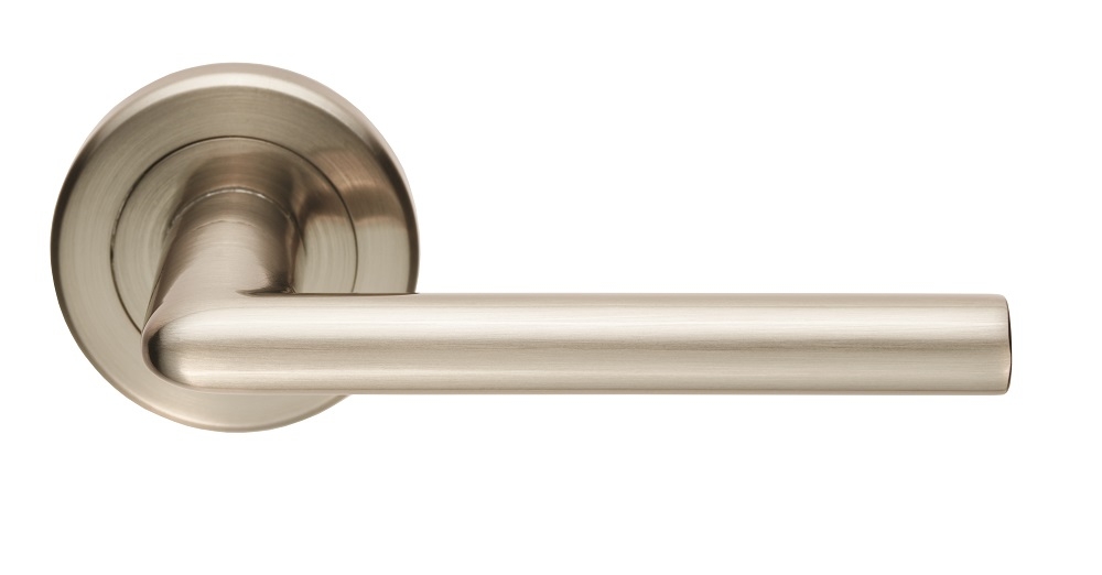 Dieci Lever on Rose Satin Nickel - Image 1