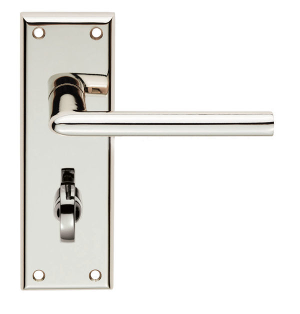 Dieci Lever on Bathroom Backplate