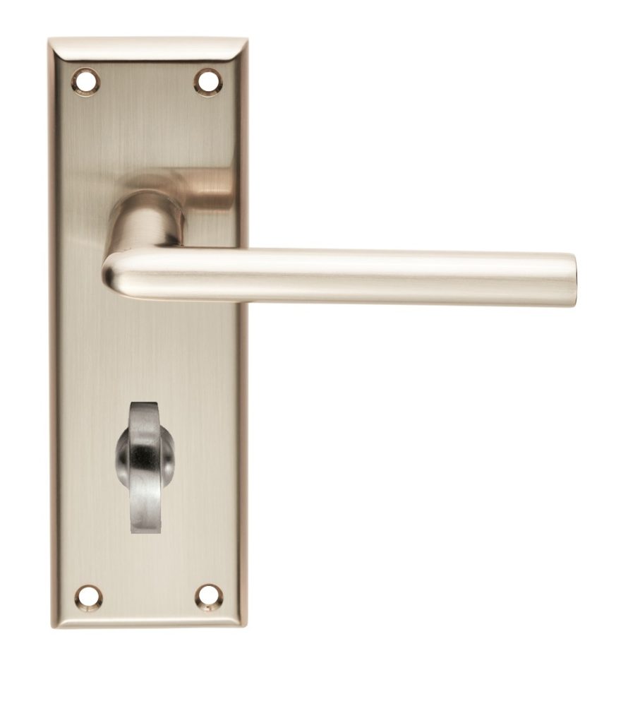 Dieci Lever on Bathroom Backplate