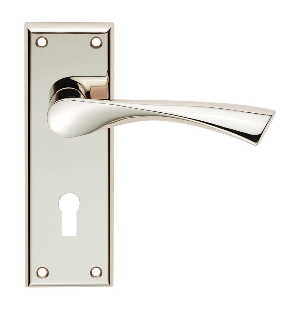 Venti Lever on  Lock Backplate