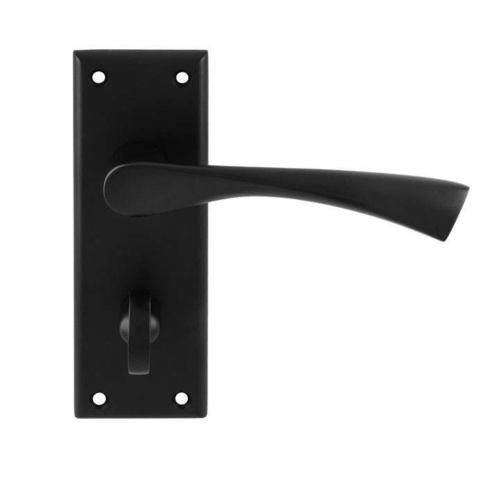 Venti Lever on Bathroom Backplate - Image 1