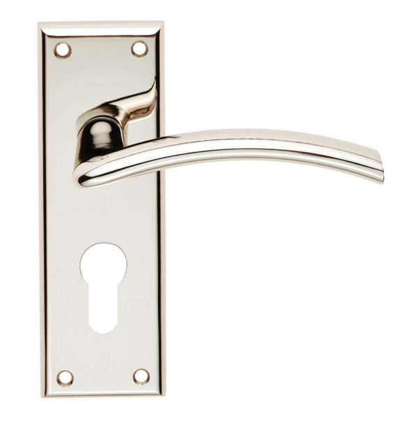 Trenta Lever on Euro Lock Backplate