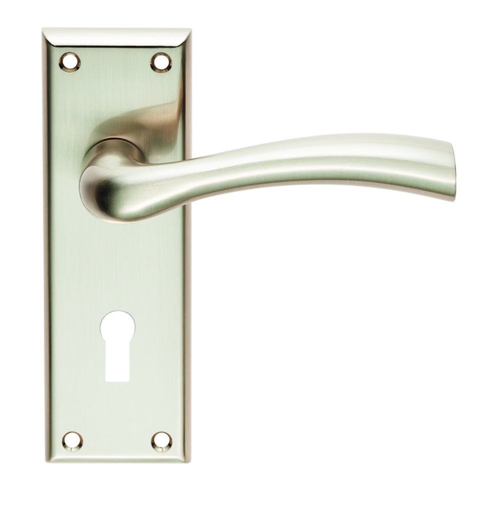 Cinquanta Lever on Lock Backplate