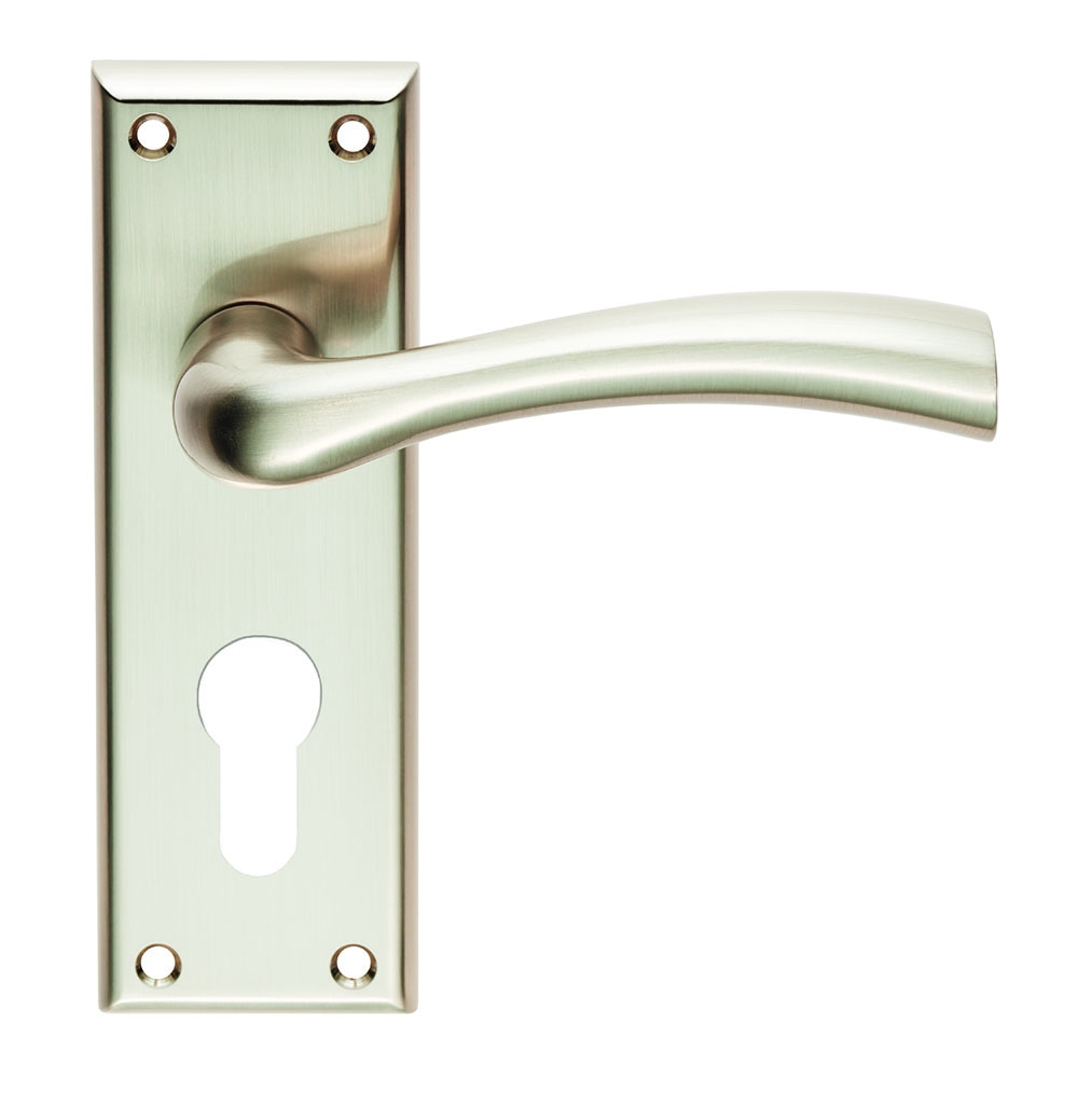 Cinquanta Lever on Euro Lock Backplate - Image 1