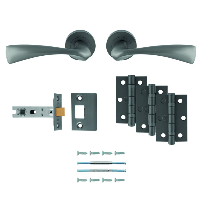 Sintra Latch Pack - Ultimate Door Pack - Anthracite - Image 1