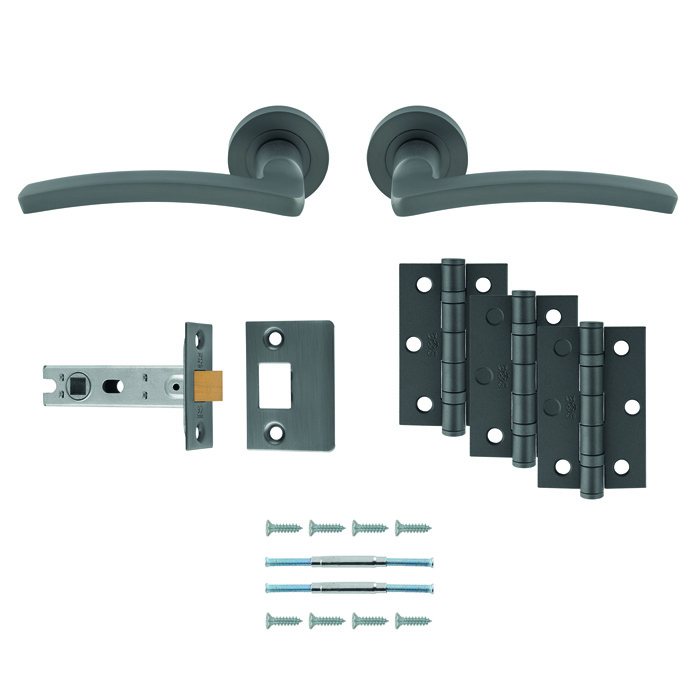 Tavira Latch Pack - Ultimate Door Pack-Anthracite - Image 1