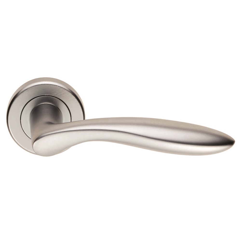 Shark Lever on Rose Satin Chrome - Image 1