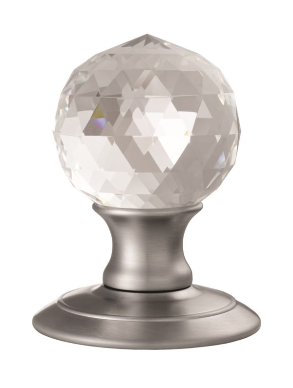 Ice Facetted Crystal Knob